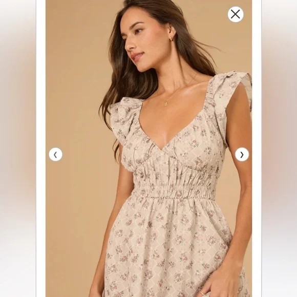 New with tags Altar’d state Gwen floral dress - Picture 3 of 5